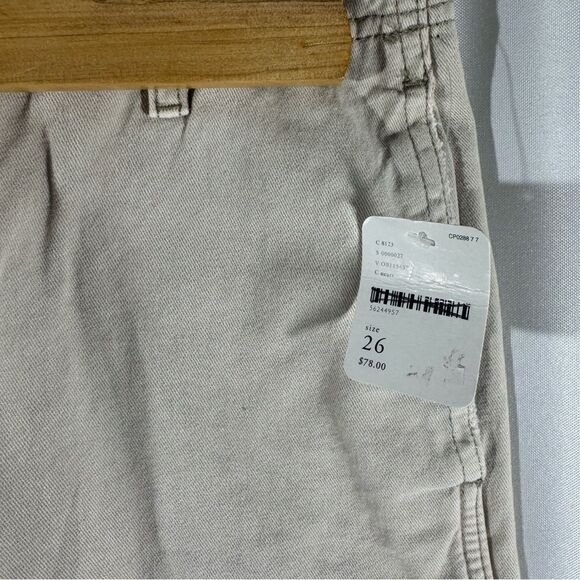 Free People Women’s Buttonfly Khakis in Beige NWT Size 25, 26 - Picture 4 of 7